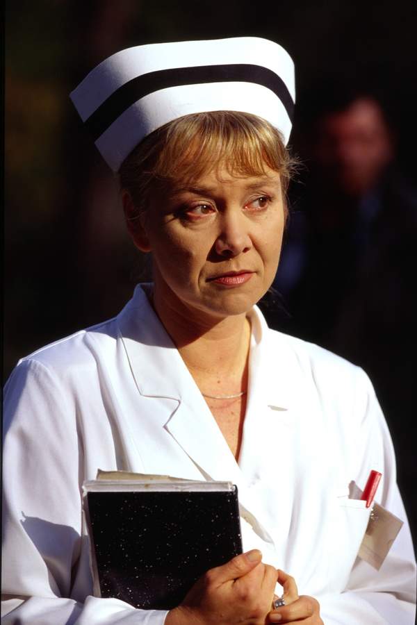Daria Trafankowska, plan serialu „Na dobre i na złe”, maj 2001 roku