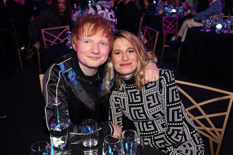 Ed Sheeran i Cherry Seaborn, BRIT Awards 2022, 8.02.2022, Londyn