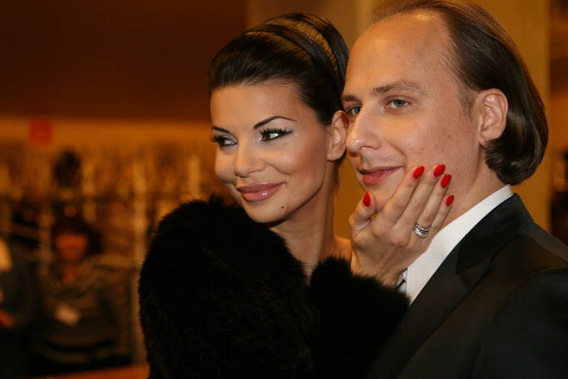 Edyta Górniak z mężem Dariuszem Krupą, 29.10.2007