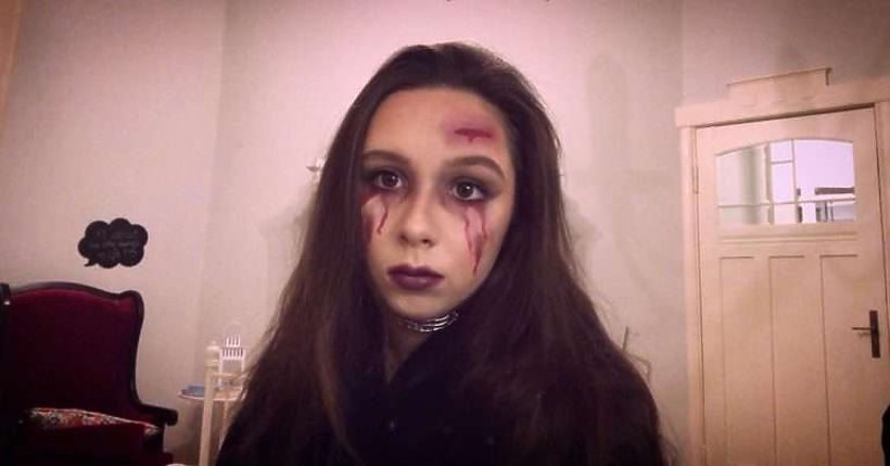 Ewa Dubieniecka, córka Marty Kaczyńskiej, przebrała się na Halloween wbrew woli matki
