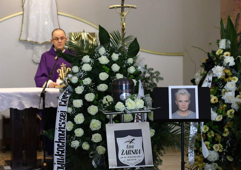Ewa Żarska, Piotrków Trybunalski, pogrzeb, 27.04.2020