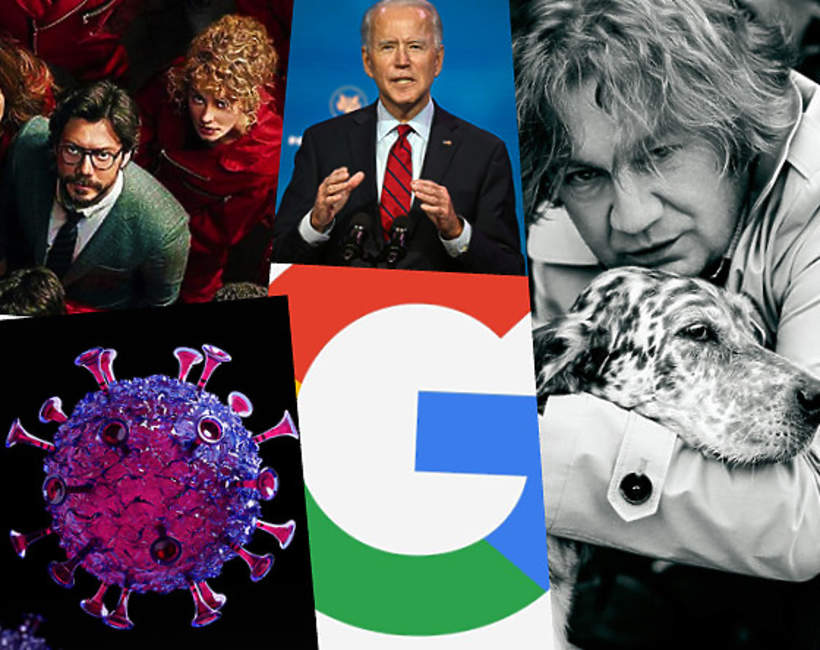 Google, google 2020, Joe Biden, Paweł Królikowski, Dom z papieru, koronawirus
