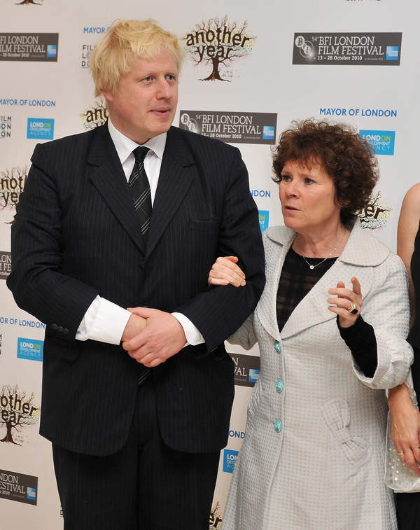 Imelda Staunton, Boris Johnson, Londyn, Wielka Brytania, 18.10.2010 rok