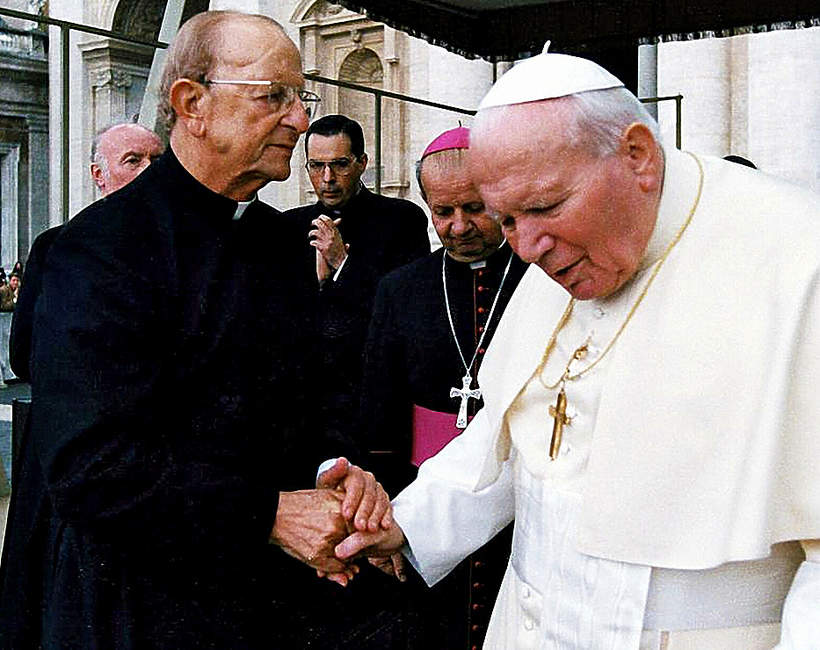 Jan Paweł II, Karol Wojtyła, Marcial Maciel Degollado, Watykan, Rzym, 30.06.2000 rok