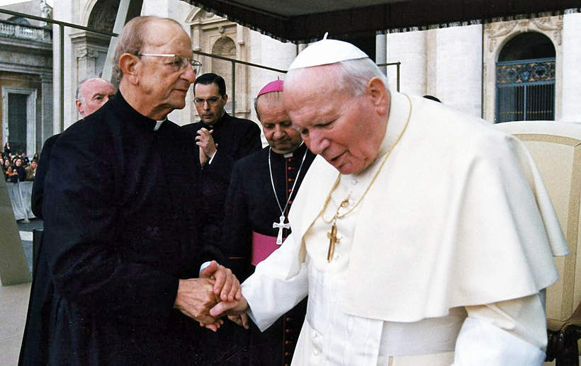 Jan Paweł II, Karol Wojtyła, Marcial Maciel Degollado, Watykan, Rzym, 30.06.2000 rok