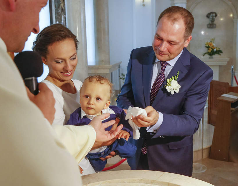 Jarosław Kulczycki, ślub, chrzest, żona Dorota, syn Sambor,  20.09.2014