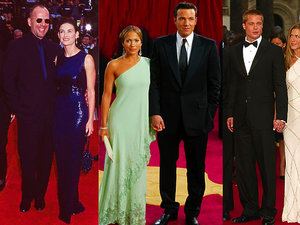 Jennifer Aniston, Tom Cruise, Jennifer Lopez, Nicole Kidman, Demi Moore, Aston Kutcher