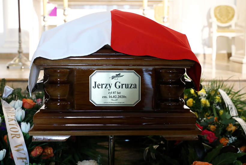 Jerzy Gruza, pogrzeb Jerzego Gruzy
