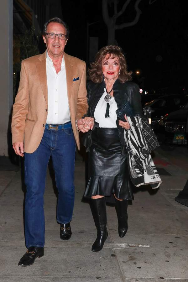 Joan Collins, Percy Gibson, Los Angeles, USA, 29.11.2022 rok