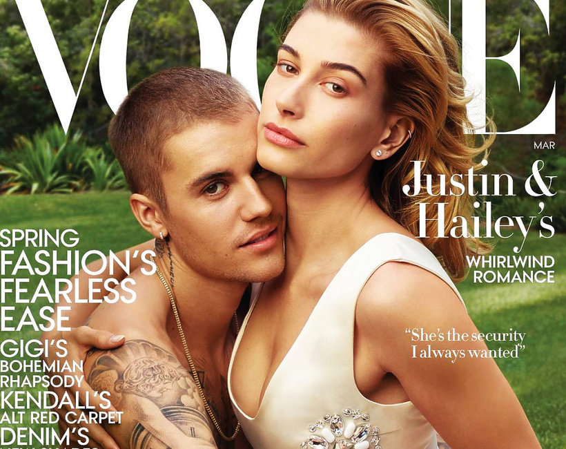 Justin Bieber i Hailey Bieber na okładce Vogue o ślubie i miłości