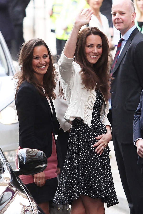 Kate Middleton, księżna Kate, Pippa Middleton, Londyn, Wielka Brytania, 28.04.2011 rok
