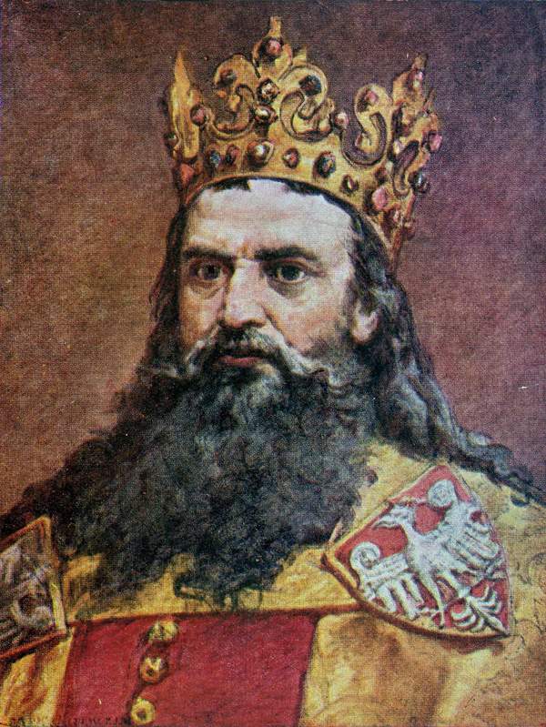 Kazimierz III Wielki (1310-1370), król Polski. Reprodukcja