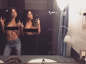 Kim Kardashian i Emily Ratajkowski