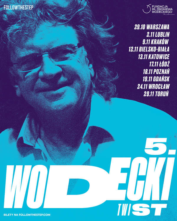 Koncert z muzyką Zbigniewa Wodeckiego, Wodecki Twist, plakat, Warszawa