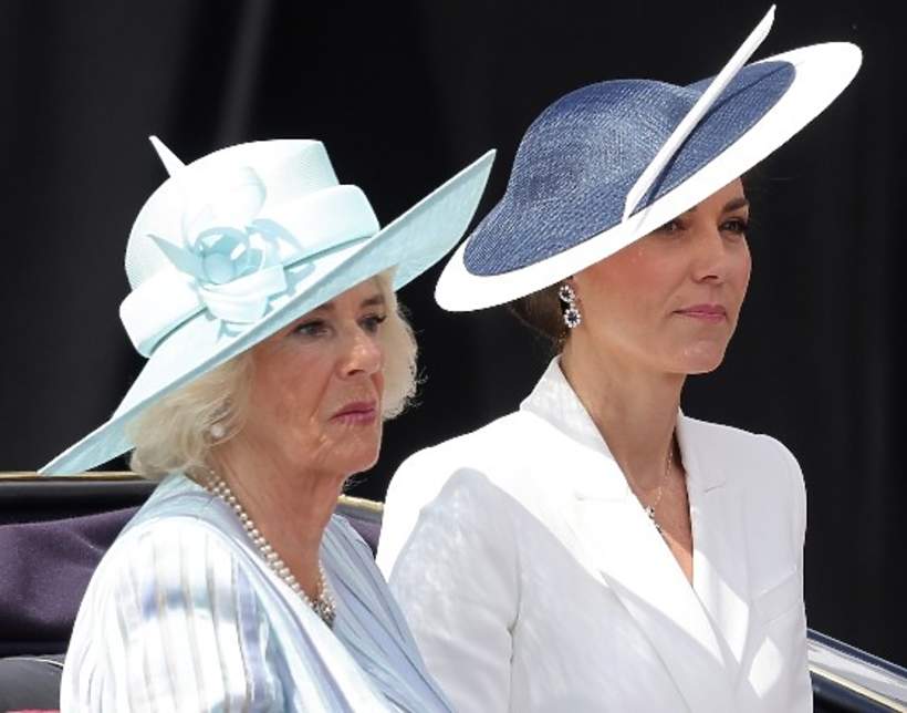 Króla małżonka Camilla, księżna Kate, Trooping the Colour, 2.06.2022