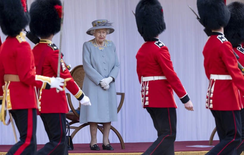 Królowa Elżbieta II: 95. urodziny. Windsor, para wojskowa, 12.06.2021 rok