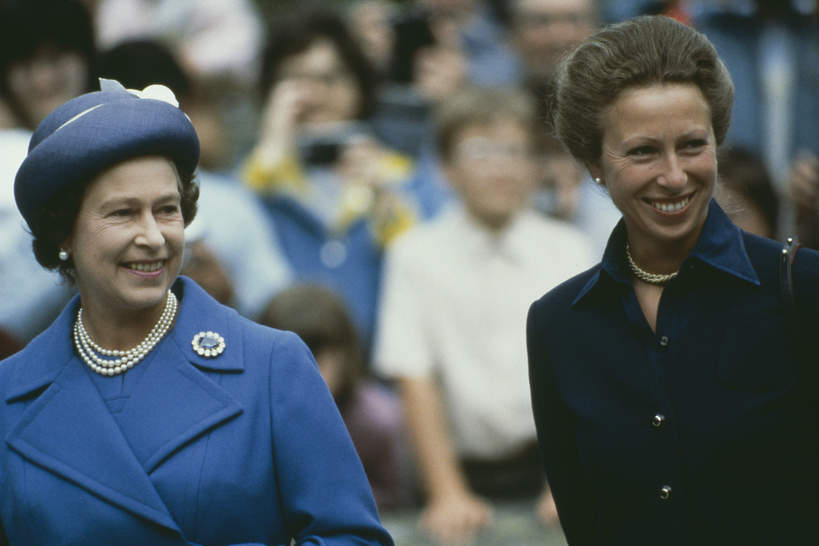 Królowa Elżbieta II i księżniczka Anna, 14.08.1983