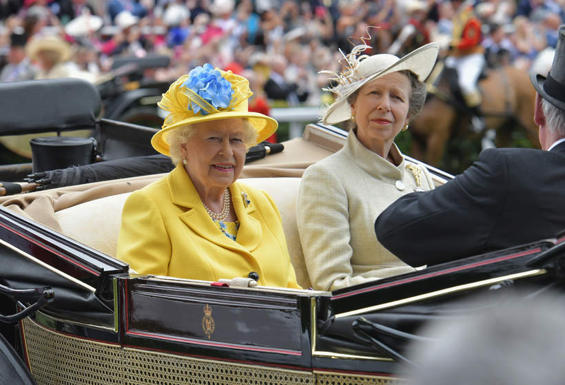 Królowa Elżbieta II i księżniczka Anna, 19.06.2018