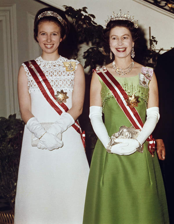 Królowa Elżbieta II i księżniczka Anna, 7.05.1969