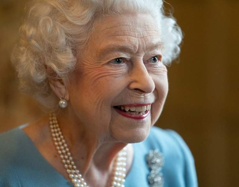 Królowa Elżbieta II na przyjęciu z okazji rozpoczęcia Platynowego Jubileuszu, 5.02.2022