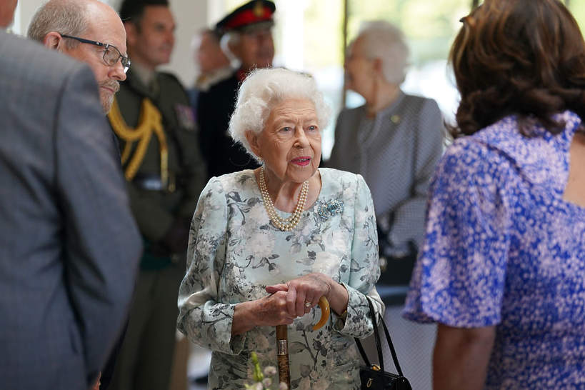 Królowa Elżbieta II, wizyta w hospicjum Thames, 15.07.2022