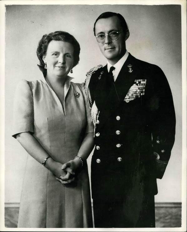 Królowa Julianna i książę Bernhard, 1956 rok