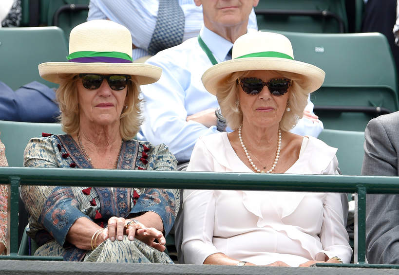 Królowa małżonka Camilla z siostrą, Annabel Elliot, 2.07.2015