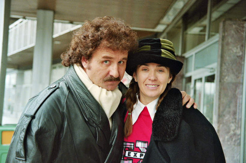 Krzysztof Krawczyk, żona Ewa Krawczyk, Poznań, 1994