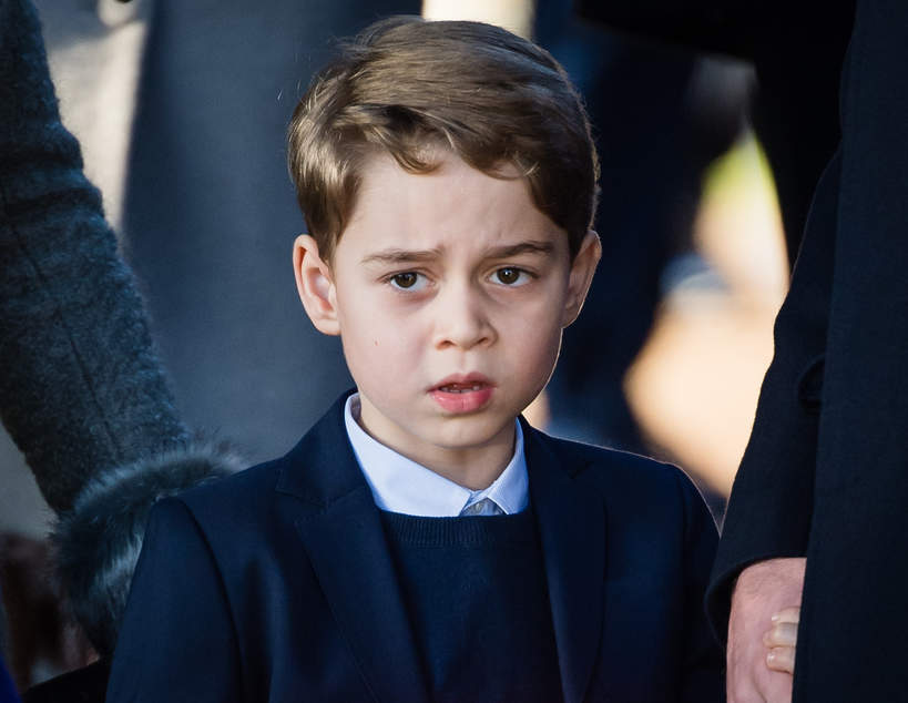 Książę George, książę Jerzy, 25.12.2019 rok, Sandringham, Wielka Brytania
