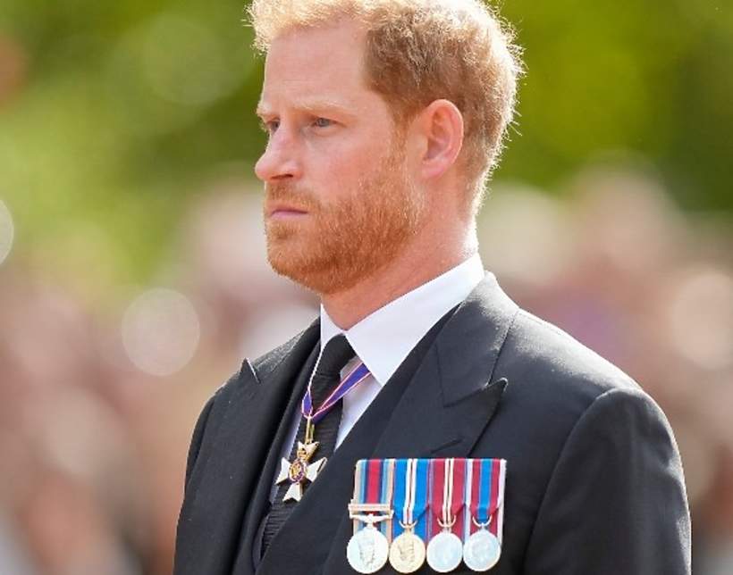 Książę Harry, procesja żałobna do Westminster Hall, 14.09.2022