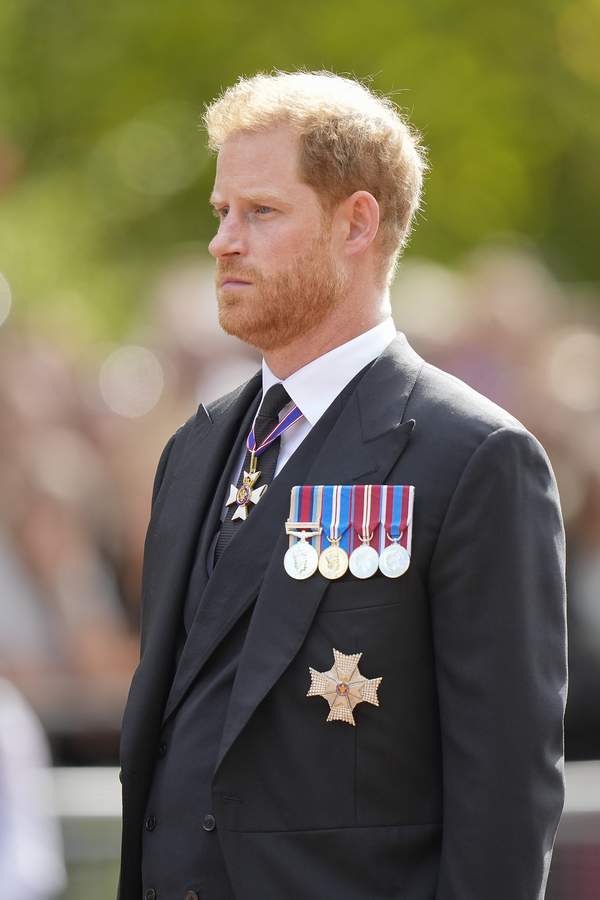 Książę Harry, procesja żałobna do Westminster Hall, 14.09.2022