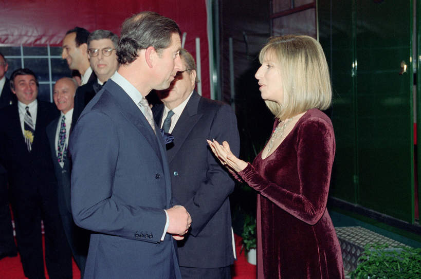 Książę Karol i Barbra Streisand, 20.04.1994