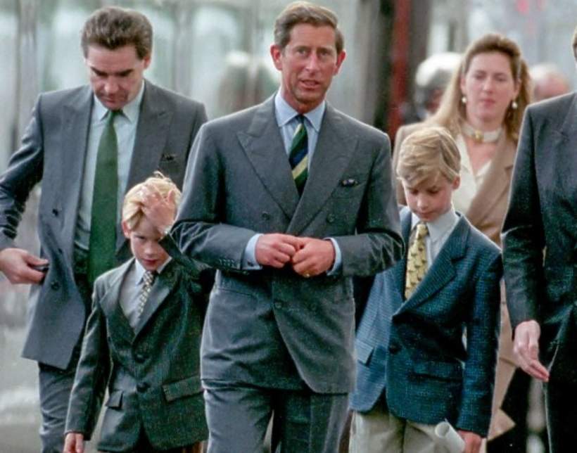 Książę Karol, książę William i książę Harry, 17.08.1993