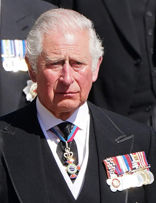 Książę Karol, pogrzeb księcia Filipa, 17.04.2021
