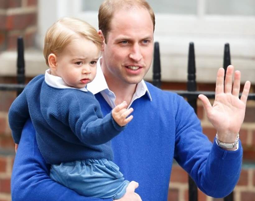 Książę William i książę George, 2.05.2015, Londyn