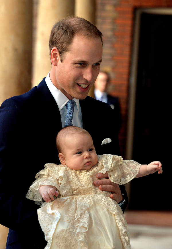 Książę William, książę George, chrzest, Londyn, Wielka Brytania, 23.10.2013 rok
