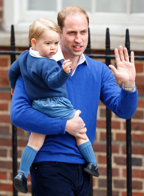 Książę William, książę George, Londyn, Wielka Brytania, 02.05.2015 rok