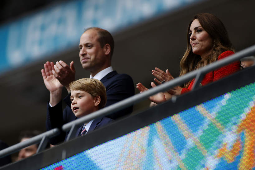 Książę William, księżna Kate, książę George, Londyn, Wielka Brytania, 29.06.2021 rok