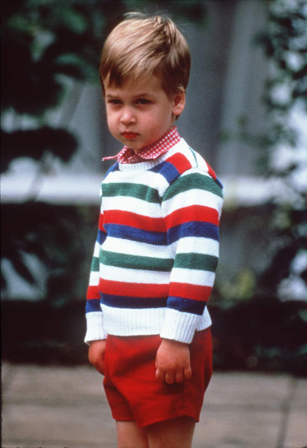 Książę William, pierwszy dzień w przedszkolu, 24.09.1985