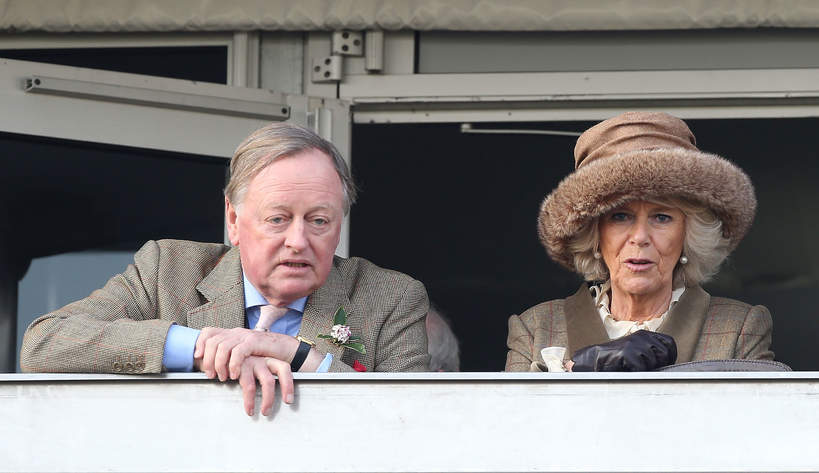 Księżna Camilla i Andrew Parker-Bowles, Cheltenham, 12.03.2014