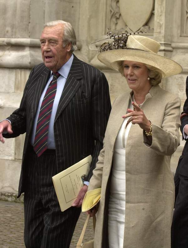 Księżna Camilla z ojcem, Brucem Shandem, 2.06.2003
