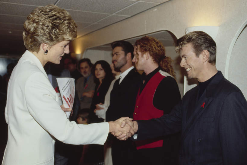 Księżna Diana i David Bowie, 2.12.1993 rok