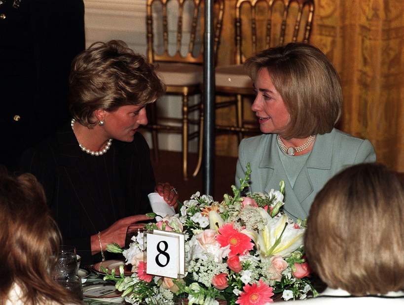 Księżna Diana i Hillary Clinton, 1996 rok