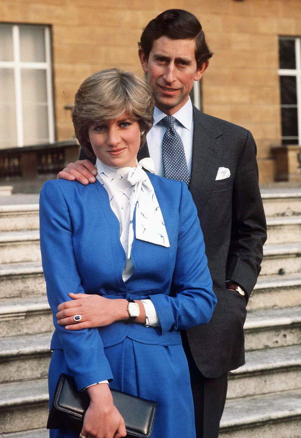 Księżna Diana i książę Karol, zaręczyny, 24.02.1981 rok