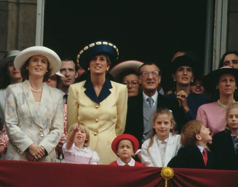 Księżna Diana, Leonora Knatchbull, Trooping The Colour, 15.06.1991
