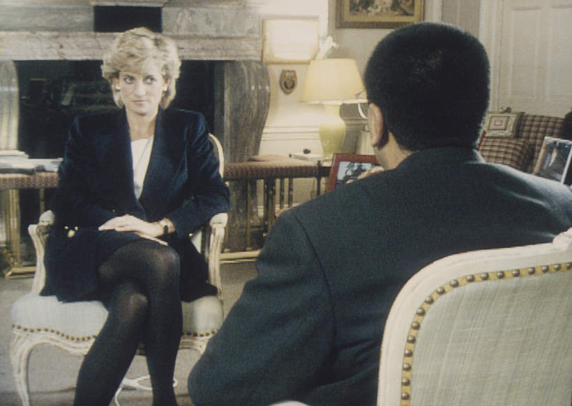 Księżna Diana podczas wywiadu z Martinem Bashirem w programie Panorama, 1995 rok