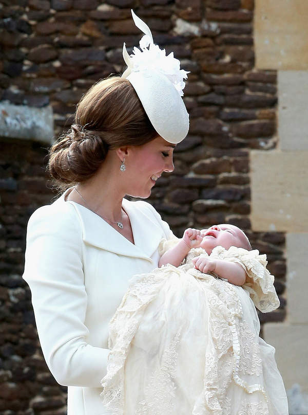 Księżna Kate, chrzest księżniczki Charlotte, 5.07.2015