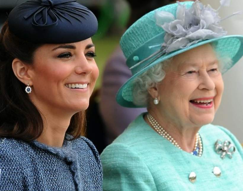 Księżna Kate i królowa Elżbieta II, Nottingham, 13.06.2012