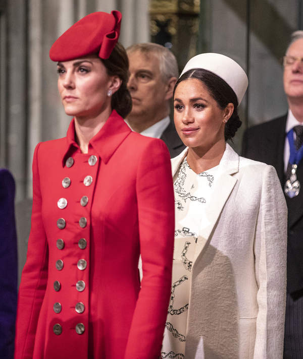 Księżna Kate i księżna Meghan, Commonwealth, 11.03.2019, Londyn