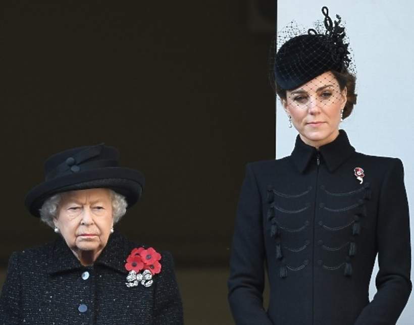 Księżna Kate, królowa Elżbieta II, 10.11.2019